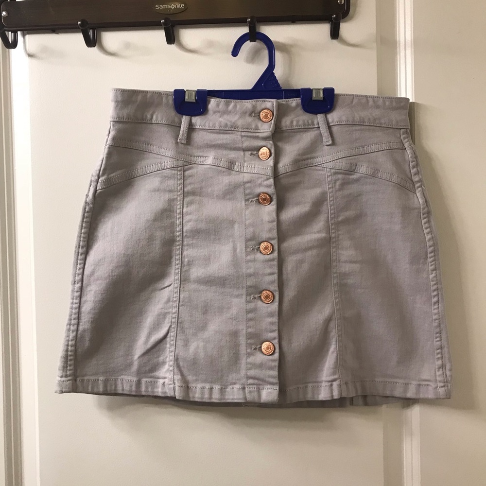 Khaki Forever 21 Skirt